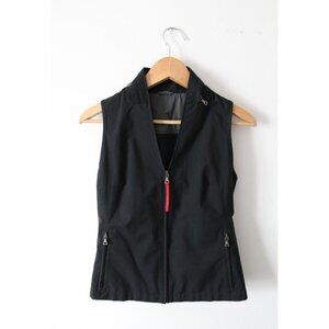 Prada Linea Rossa Vest 1990s Black Size IT 44